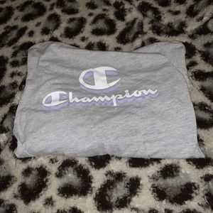 grey champion long sleeve with hood